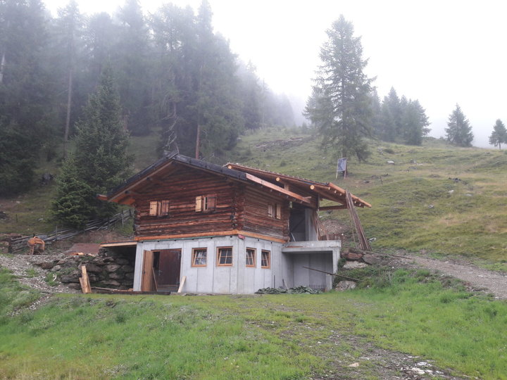 die neue Almhütte