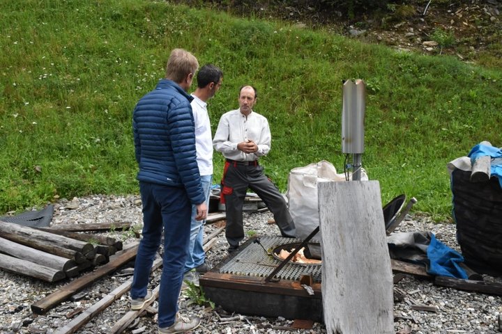 Besichtigung Holzgasanlage