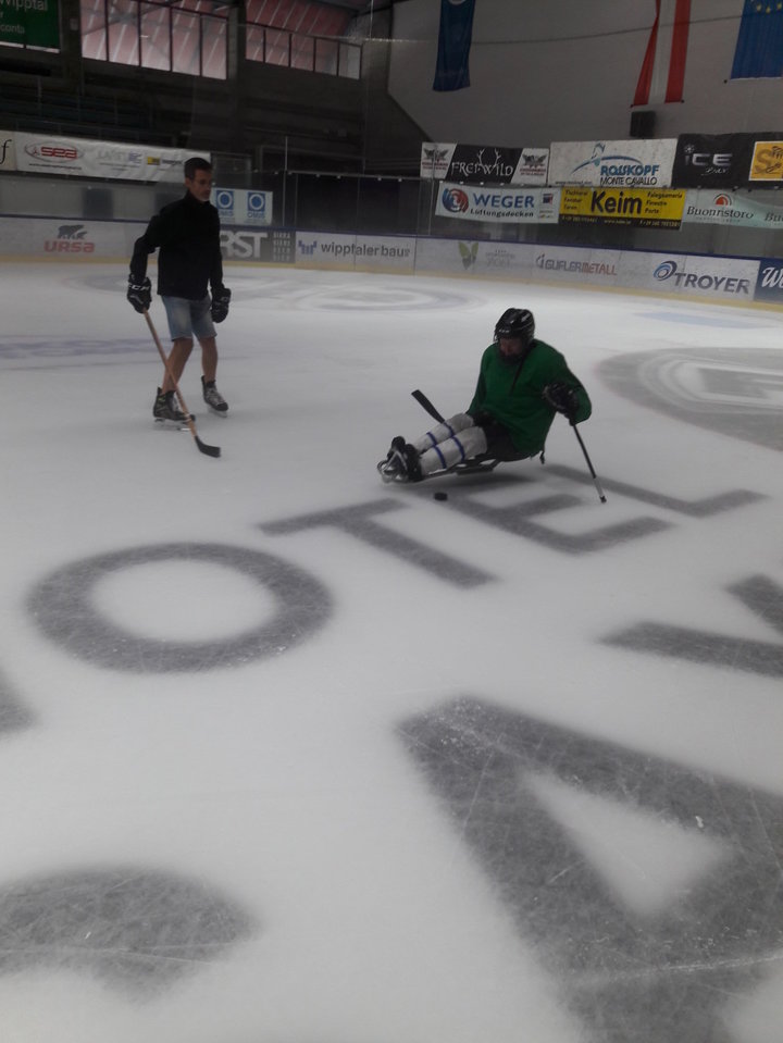 Roland und Nils beim Training