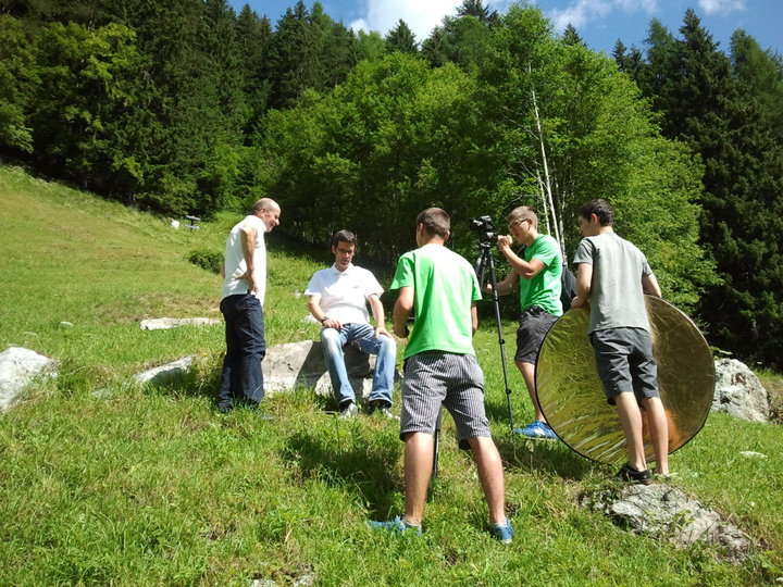 Interview auf der Wiese "Unterhölderle"