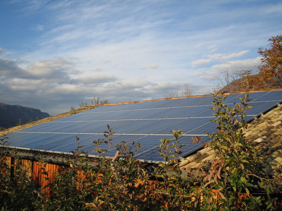 Photovoltaikanlage auf dem Dach