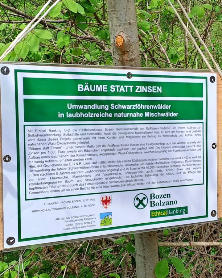 Hinweisschild 