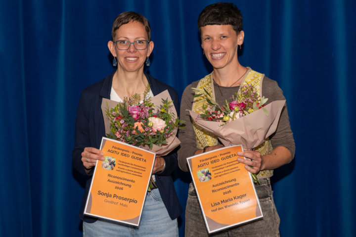 Ausgezeichnet: Sonja Proserpio und Lisa Maria Kager 