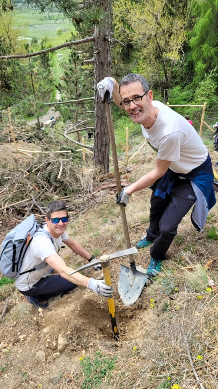 Roland (EB) und Christian (Raika Bozen) 