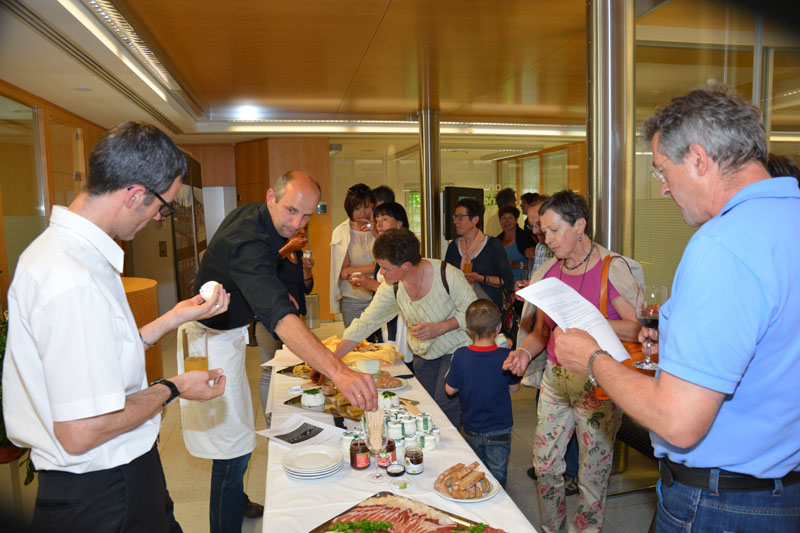 Buffet "Moserhof" anlässlich der Eröffnung in Sterzing