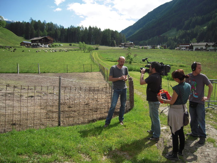 Fernsehaufnahmen mit Michael Oberhollenzer