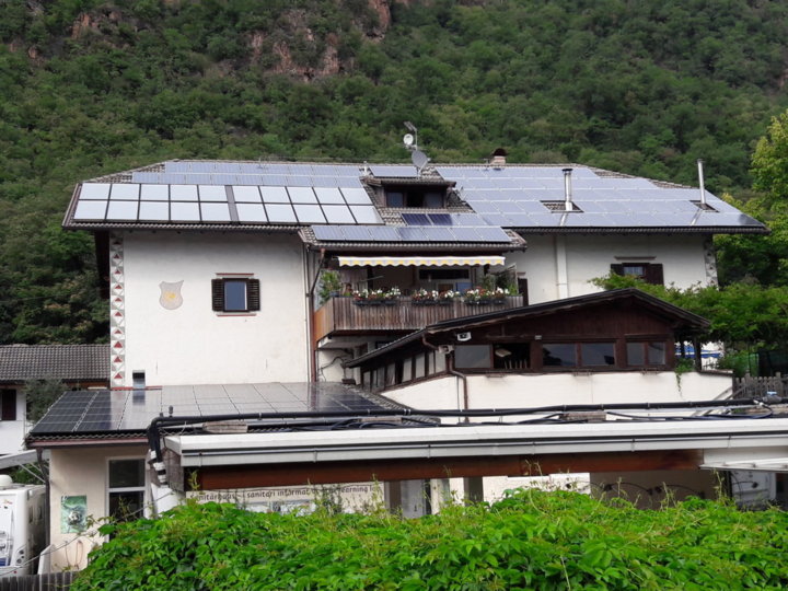 Solaranlage auf dem Dach