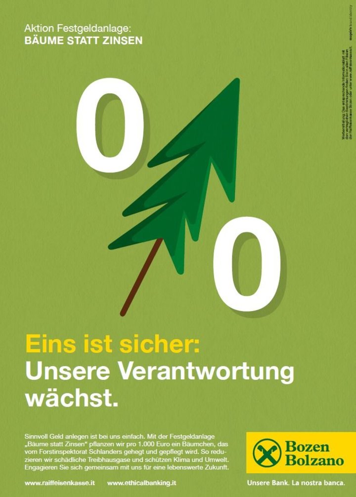 Festgeldanlage Bäume statt Zinsen Festgeldanlage Bäume statt Zinsen