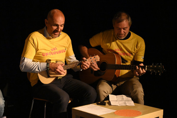 la banda Ungurungu con Günther e Geri la banda Ungurungu con Günther e Geri