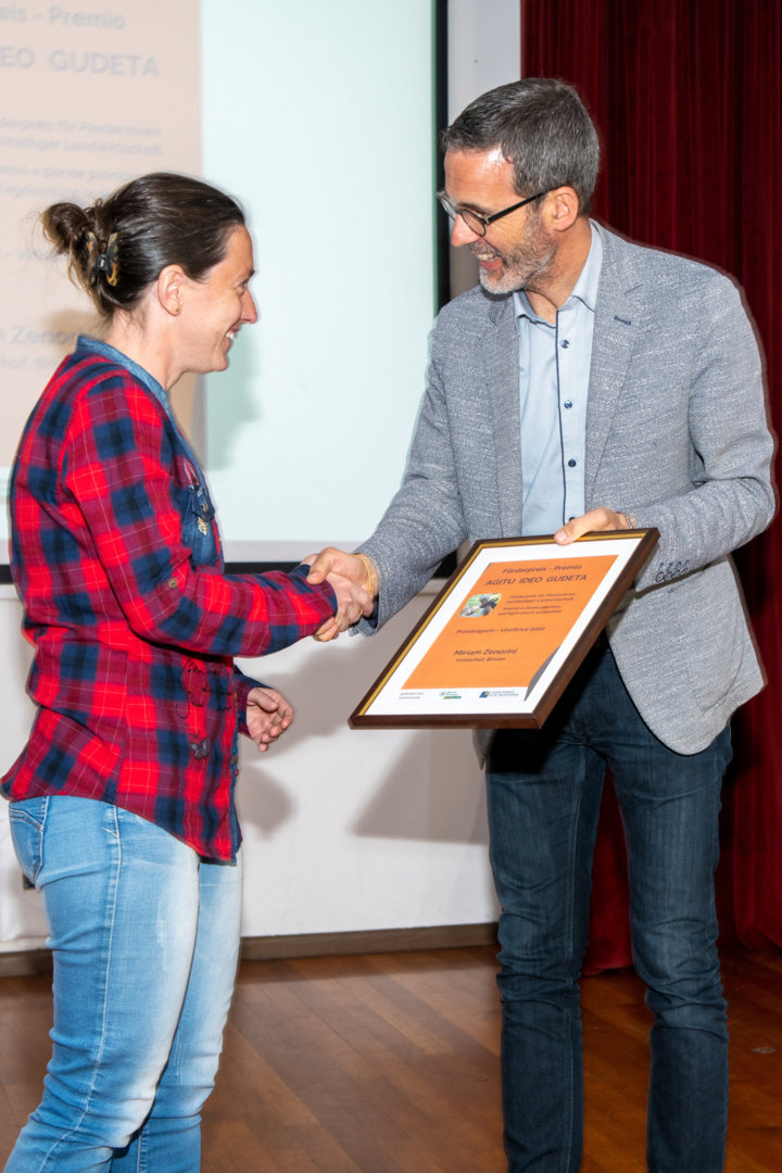 premiazione per Miriam del Vintlerhof 