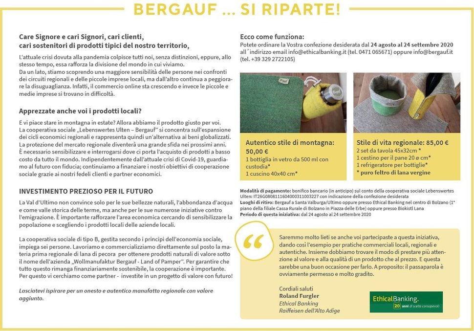 Bergauf...si riparte Bergauf...si riparte
