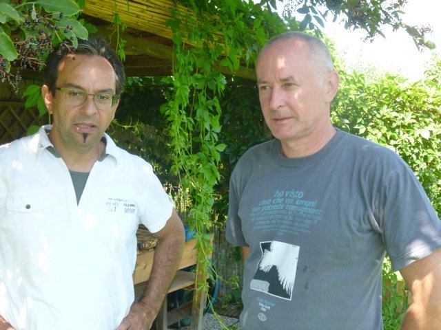 Ivan Rech-Daldosso (Cassa Rurale di Bz) ed Ermanno Collaone