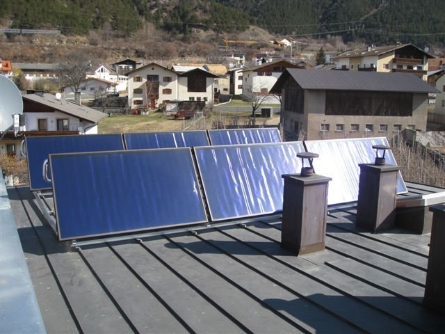 Impianto solare sul tetto