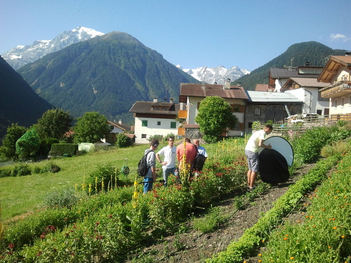 La troupe al lavoro